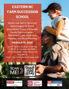 Cover photo for Secure Your Farm’s Future: Eastern NC Farm Succession School